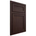 Shiloh Cabinetry Beaded Inset Concord Alder Plain Cut Bistre Door