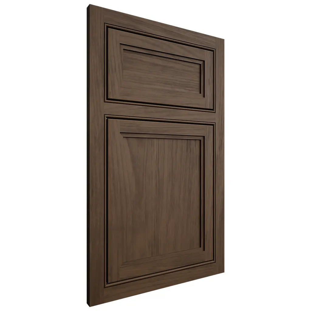 Shiloh Cabinetry Beaded Inset Concord Alder Plain Cut Caviar Door