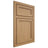 Shiloh Cabinetry Beaded Inset Concord Alder Plain Cut Natural Door
