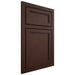 Shiloh Cabinetry Beaded Inset Concord Alder Plain Cut Umber Door