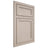 Shiloh Cabinetry Beaded Inset Concord Alder Plain Cut White Sands Door