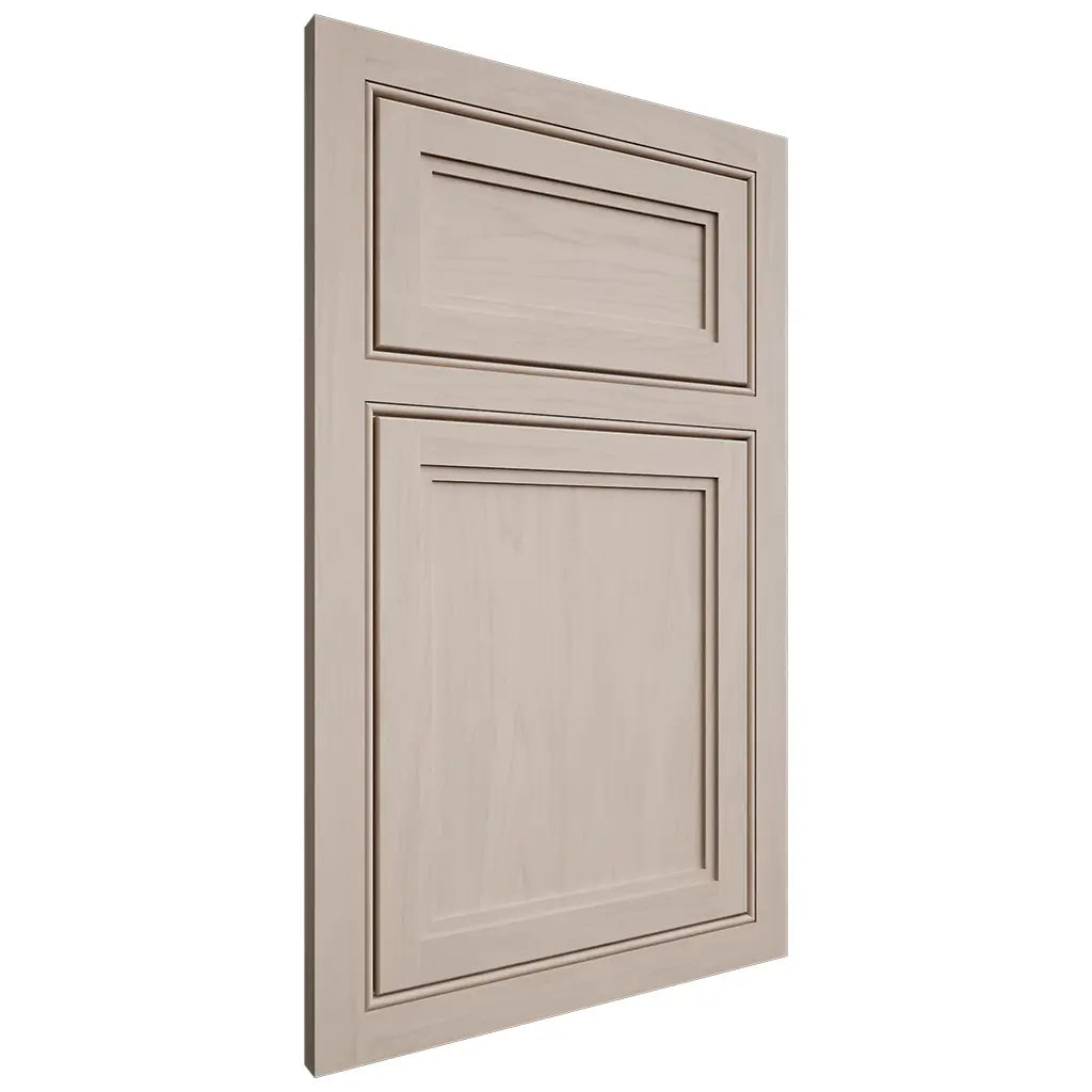 Shiloh Cabinetry Beaded Inset Concord Alder Plain Cut White Sands Door