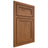 Shiloh Cabinetry Beaded Inset Concord Cherry Plain Cut Coffee Door