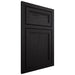 Shiloh Cabinetry Beaded Inset Concord Cherry Plain Cut Espresso Door