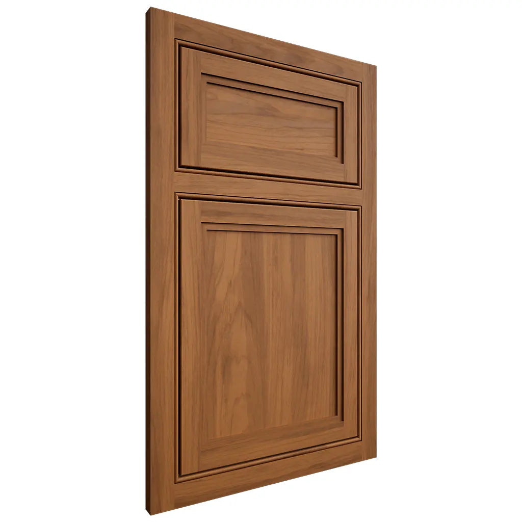 Shiloh Cabinetry Beaded Inset Concord Hickory Plain Cut Chestnut Door