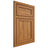 Shiloh Cabinetry Beaded Inset Concord Hickory Plain Cut Medium Door