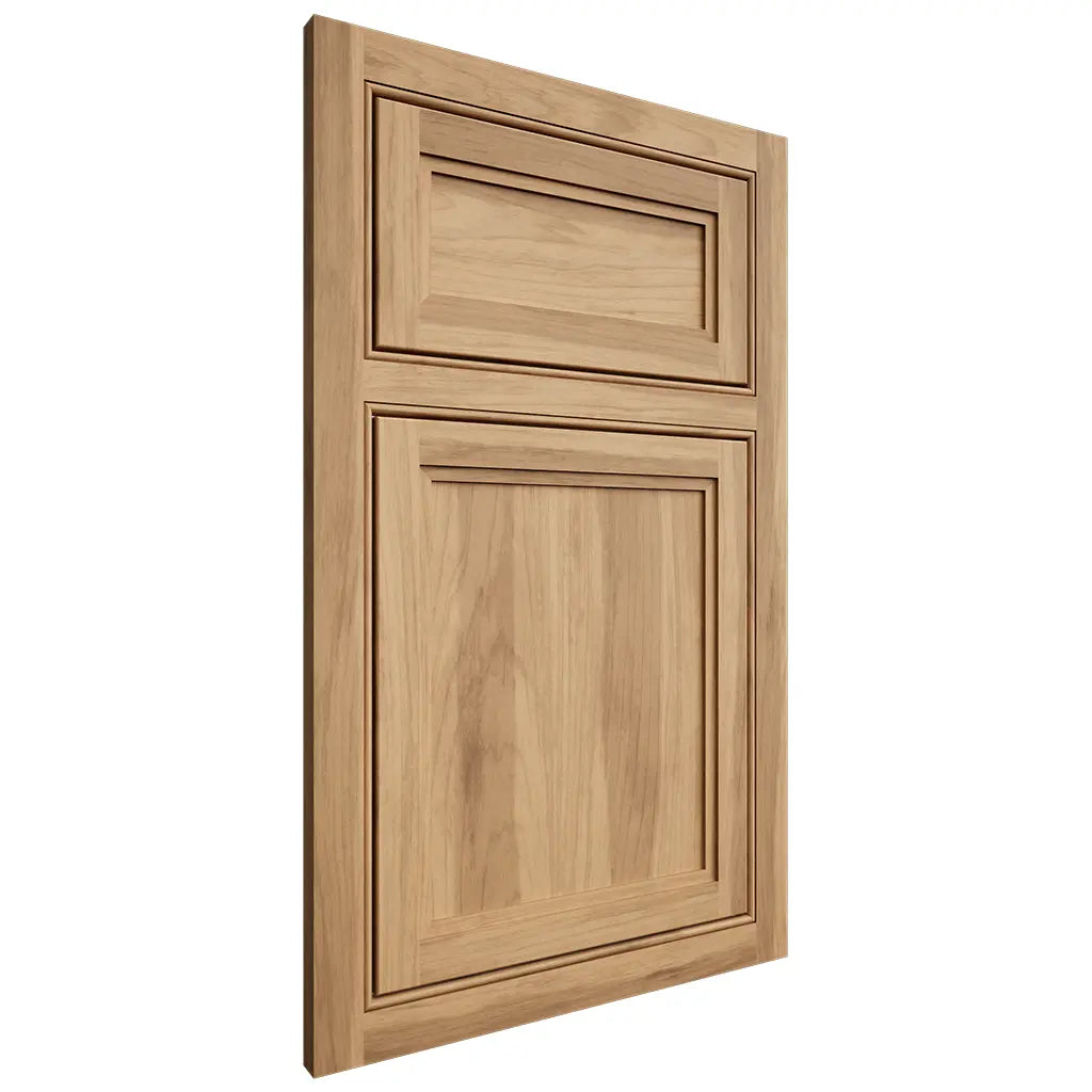 Shiloh Cabinetry Beaded Inset Concord Hickory Plain Cut Natural Door