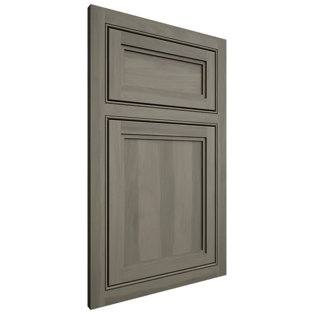 Shiloh Cabinetry Beaded Inset Concord Hickory Plain Cut Thyme Door