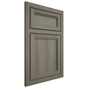 Shiloh Cabinetry Beaded Inset Concord Hickory Plain Cut Thyme Door