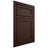 Shiloh Cabinetry Beaded Inset Concord Maple Plain Cut Cocoa Door