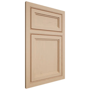 Shiloh Cabinetry Beaded Inset Concord Maple Plain Cut Natural Door