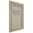 Shiloh Cabinetry Beaded Inset Concord Maple Plain Cut Pebble Door