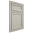 Shiloh Cabinetry Beaded Inset Concord Paintable Clary Sage Door