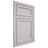 Shiloh Cabinetry Beaded Inset Concord Paintable Light French Gray Door