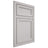 Shiloh Cabinetry Beaded Inset Concord Paintable Mindful Gray Door