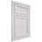 Shiloh Cabinetry Beaded Inset Concord Paintable Pure White Door