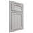 Shiloh Cabinetry Beaded Inset Concord Paintable Unusual Gray Door