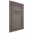Shiloh Cabinetry Beaded Inset Concord Poplar Plain Cut Heatherstone Door