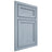 Shiloh Cabinetry Beaded Inset Concord Poplar Plain Cut Sky Door