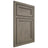 Shiloh Cabinetry Beaded Inset Concord Poplar Plain Cut Sterling Door
