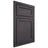 Shiloh Cabinetry Beaded Inset Concord Red Oak Plain Cut Harbor Door