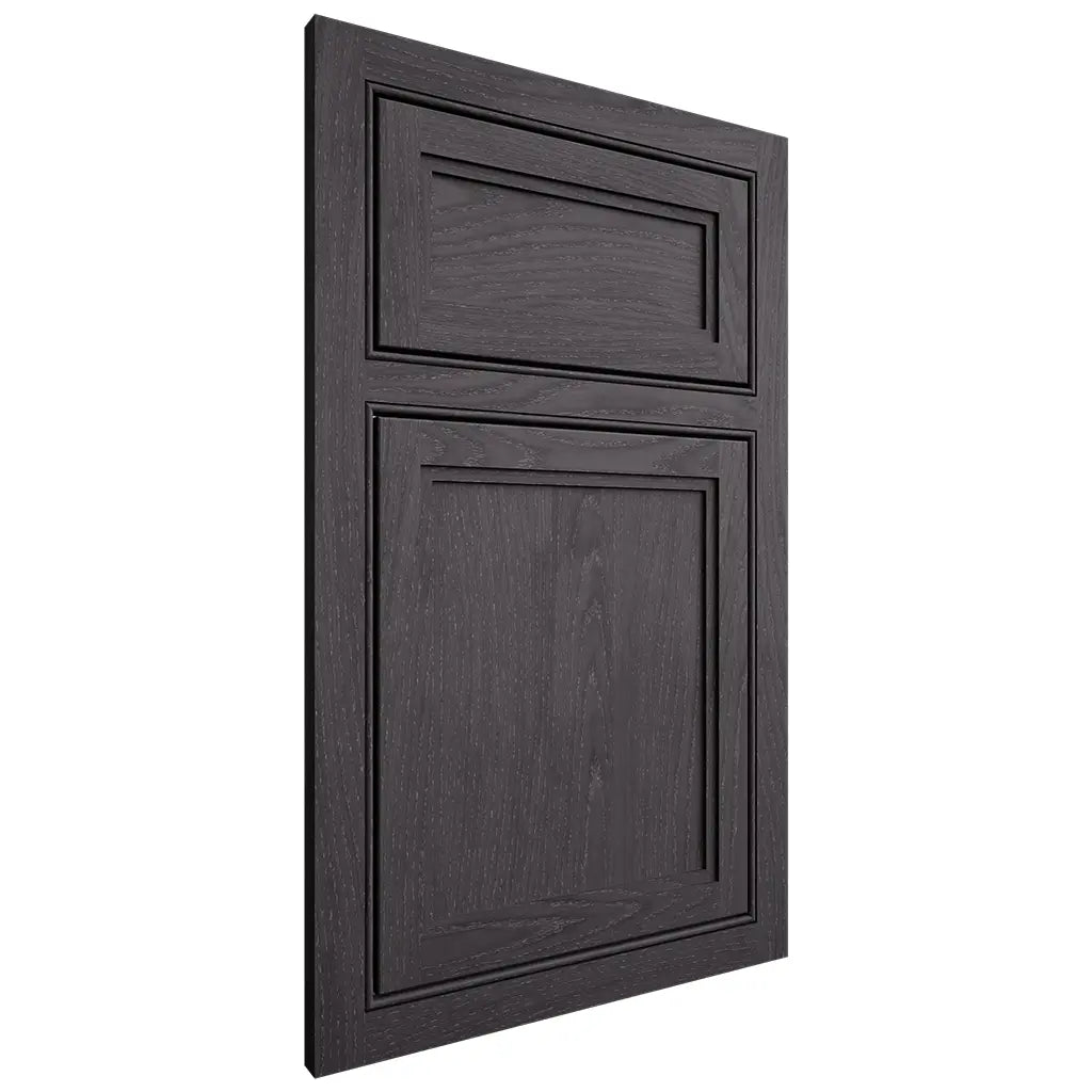 Shiloh Cabinetry Beaded Inset Concord Red Oak Plain Cut Harbor Door