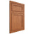 Shiloh Cabinetry Beaded Inset Concord Red Oak Plain Cut Harvest Door