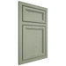 Shiloh Cabinetry Beaded Inset Concord Red Oak Plain Cut Moss Door