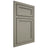 Shiloh Cabinetry Beaded Inset Concord Red Oak Plain Cut Thyme Door