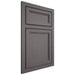 Shiloh Cabinetry Beaded Inset Concord Walnut Plain Cut Cadet Door