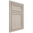 Shiloh Cabinetry Beaded Inset Concord Walnut Plain Cut Seagull Door
