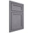 Shiloh Cabinetry Beaded Inset Concord White Oak Plain Cut Cadet Door