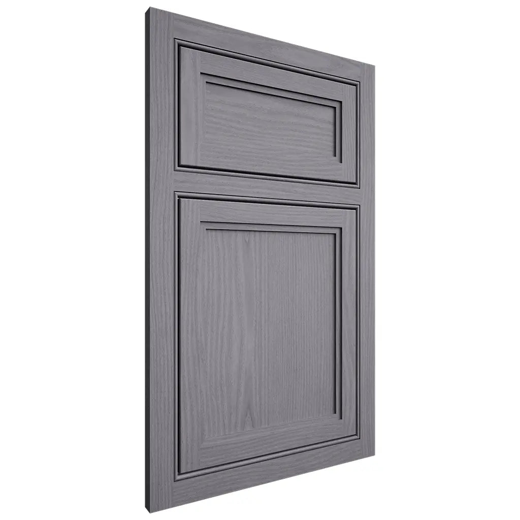 Shiloh Cabinetry Beaded Inset Concord White Oak Plain Cut Cadet Door