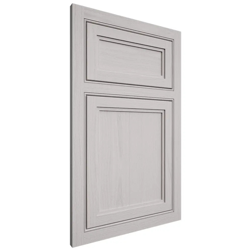 Shiloh Cabinetry Beaded Inset Concord White Oak Plain Cut Cotton Door