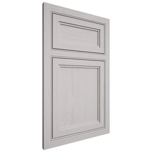 Shiloh Cabinetry Beaded Inset Concord White Oak Plain Cut Cotton Door
