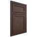 Shiloh Cabinetry Beaded Inset Concord White Oak Plain Cut Dusk Door