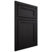 Shiloh Cabinetry Beaded Inset Concord White Oak Plain Cut Espresso Door
