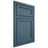 Shiloh Cabinetry Beaded Inset Concord White Oak Plain Cut Hudson Door