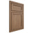Shiloh Cabinetry Beaded Inset Concord White Oak Plain Cut Medium Door