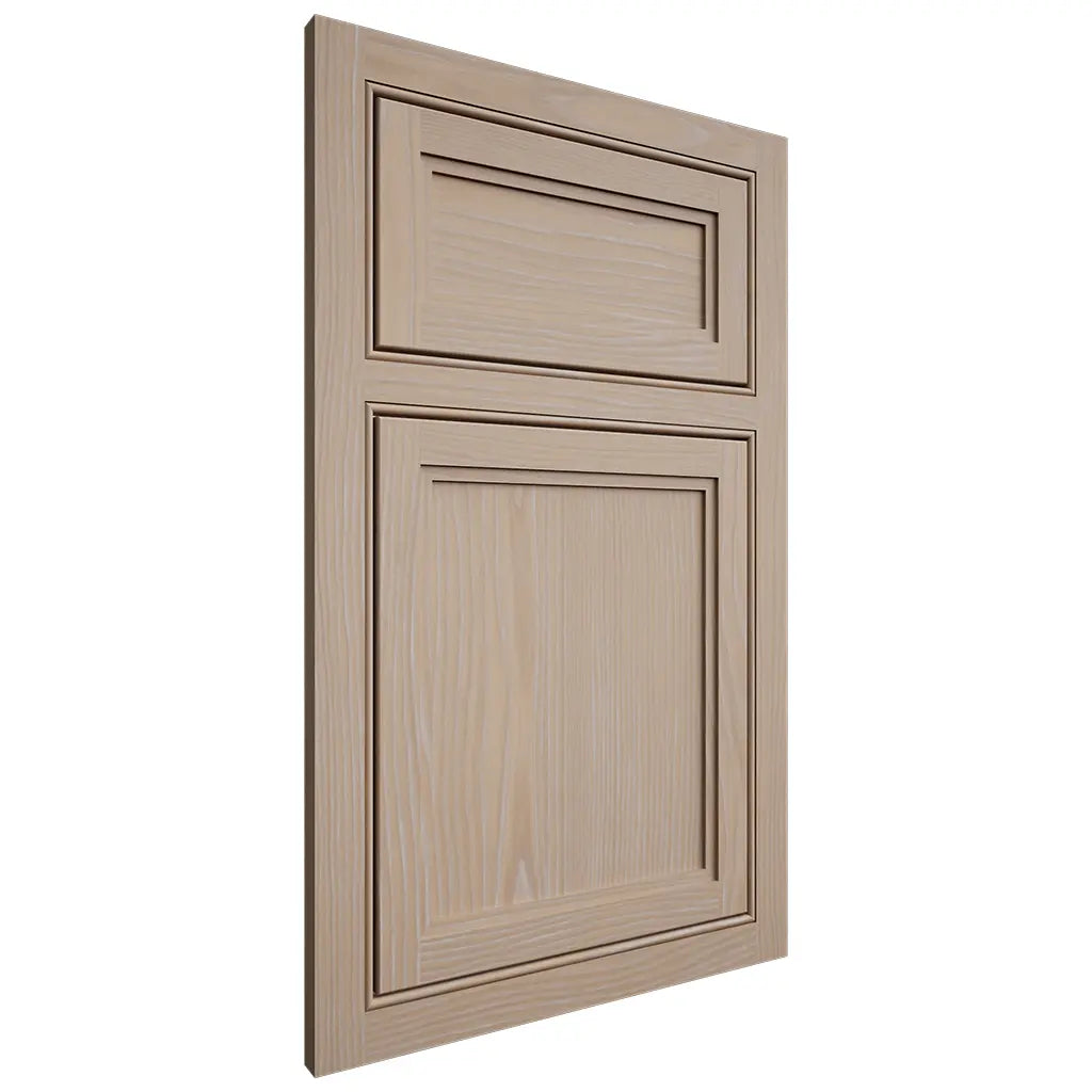Shiloh Cabinetry Beaded Inset Concord White Oak Plain Cut Straw Door