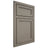 Shiloh Cabinetry Beaded Inset Concord White Oak Plain Cut Thyme Door