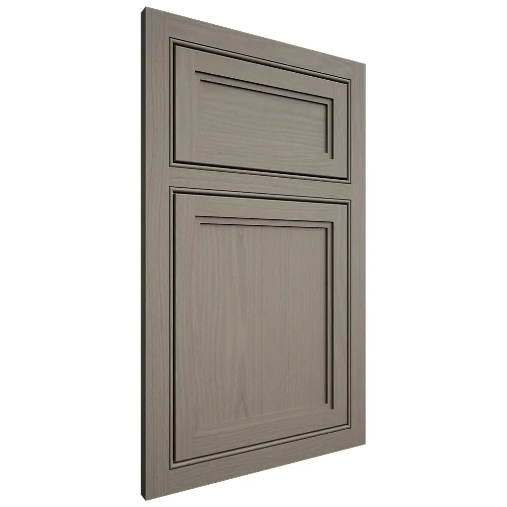 Shiloh Cabinetry Beaded Inset Concord White Oak Plain Cut Thyme Door