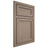 Shiloh Cabinetry Beaded Inset Concord White Oak Quarter Sawn Almond Door