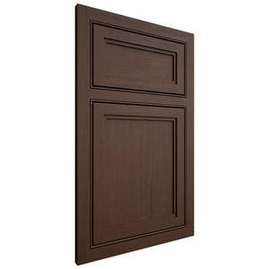 Shiloh Cabinetry Beaded Inset Concord White Oak Quarter Sawn Braun Door