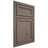 Shiloh Cabinetry Beaded Inset Concord White Oak Quarter Sawn Clay Door