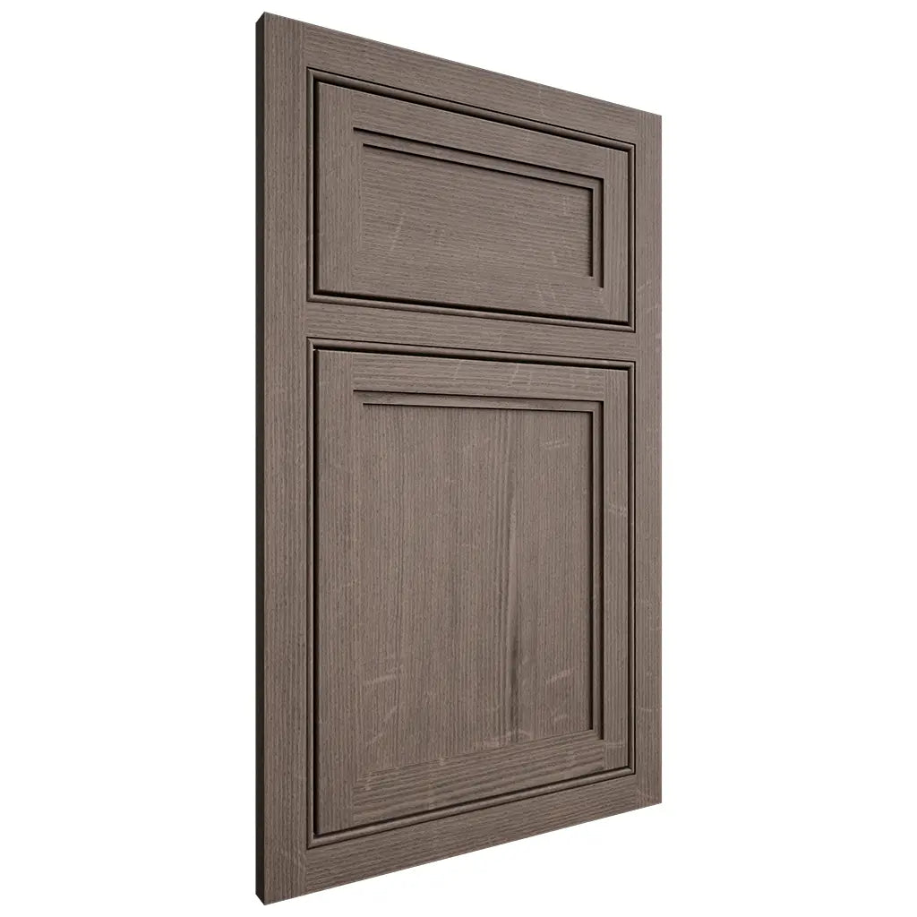 Shiloh Cabinetry Beaded Inset Concord White Oak Quarter Sawn Clay Door