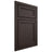 Shiloh Cabinetry Beaded Inset Concord White Oak Quarter Sawn Morel Door