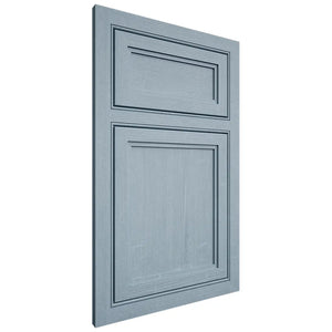 Shiloh Cabinetry Beaded Inset Concord White Oak Quarter Sawn Sky Door