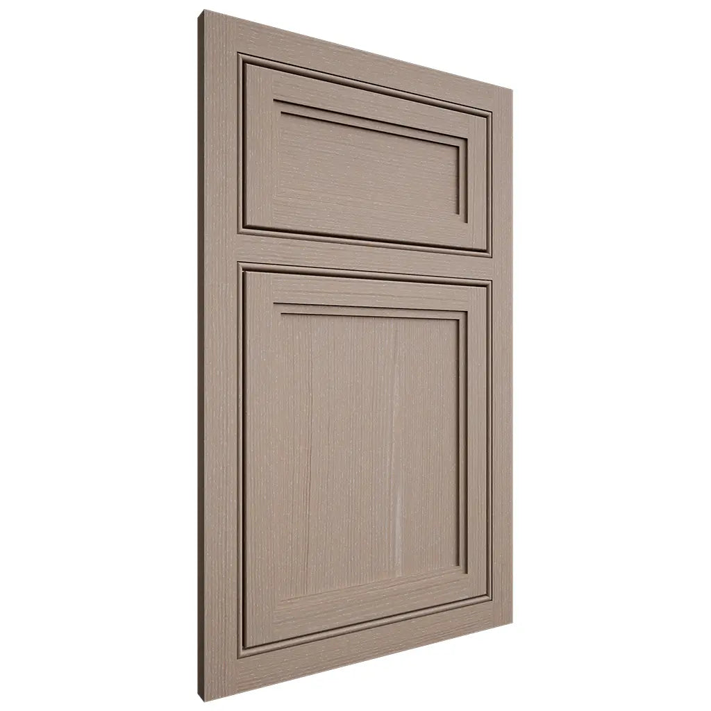 Shiloh Cabinetry Beaded Inset Concord White Oak Quarter Sawn Whitewash Door