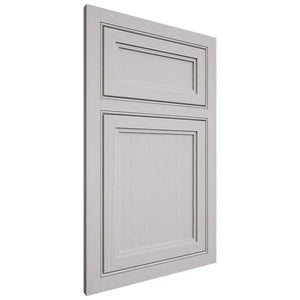 Shiloh Cabinetry Beaded Inset Concord White Oak Rift Cut Cotton Door